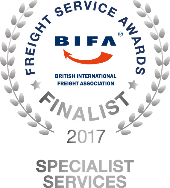 BIFA Freight Service Awards 2017 Finalist - Specialist Services
