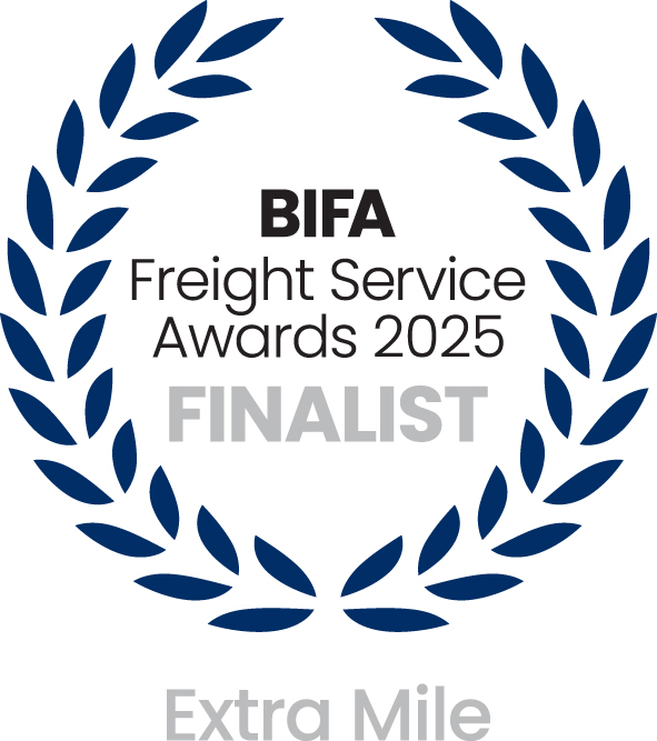 BIFA Freight Service Awards 2025 Finalist - Extra Mile